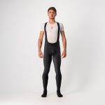 Pantaloni lungi cu bretele Castelli Velocissimo 5, Negru/Gri, M
