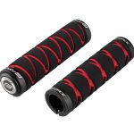 Mansoane Force Moly cu blocare, negru/rosu