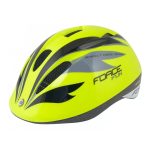 Casca copii Force FUN Stripes Fluo/Negru/Gri S (48-54 cm)