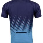 Tricou maneca scurta Force MTB Angle, albastru, XL