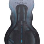 Pantaloni scurti cu bazon si bretele Force B51 negru/alb M