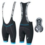 Pantaloni scurti cu bazon si bretele Force F FAME Negru/Albastru XXL