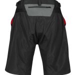 Pantaloni Force Downhill MTB cu sub-pantaloni cu bazon Negru/Gri XS