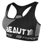 Bustiera sport Force Beauty negru/gri M