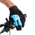 Manusi Force MTB Power, negru/albastru, XXL