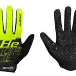 Manusi Force MTB SWIPE, Negru/Verde fluo L